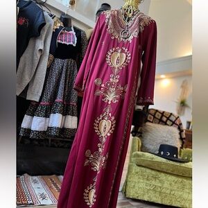 Beautiful vintage embroidered maxi